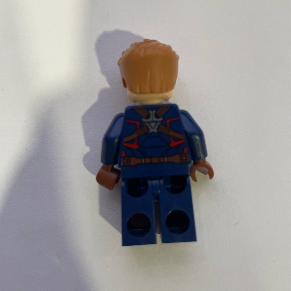 Lego Marvel Super Heroes Minifigure Captain America Detailed Suit, - Picture 2 of 2